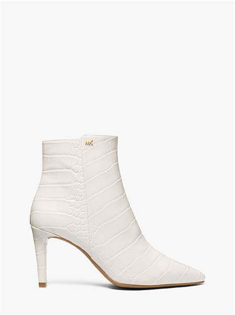 michael kors dorothy flex boot|Dorothy Flex Crocodile Embossed Ankle Boot .